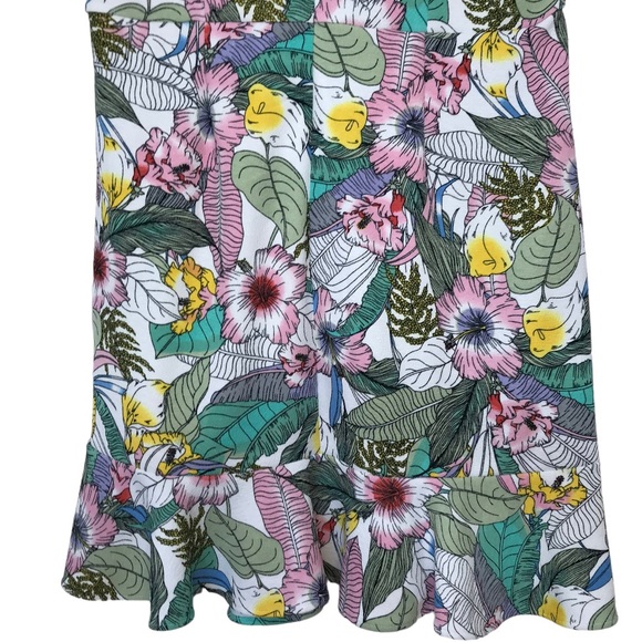 Apt.9 Floral Print Ruffle Bottom Dress Size XXL - Picture 5 of 16